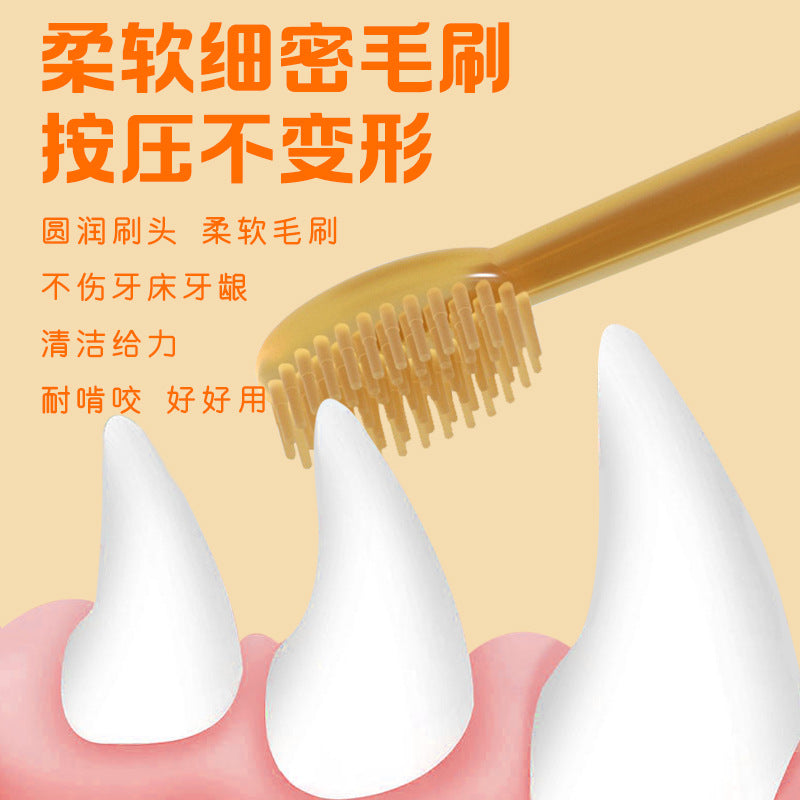 寵物矽膠潔牙刷組｜貓狗通用（不含牙膏）