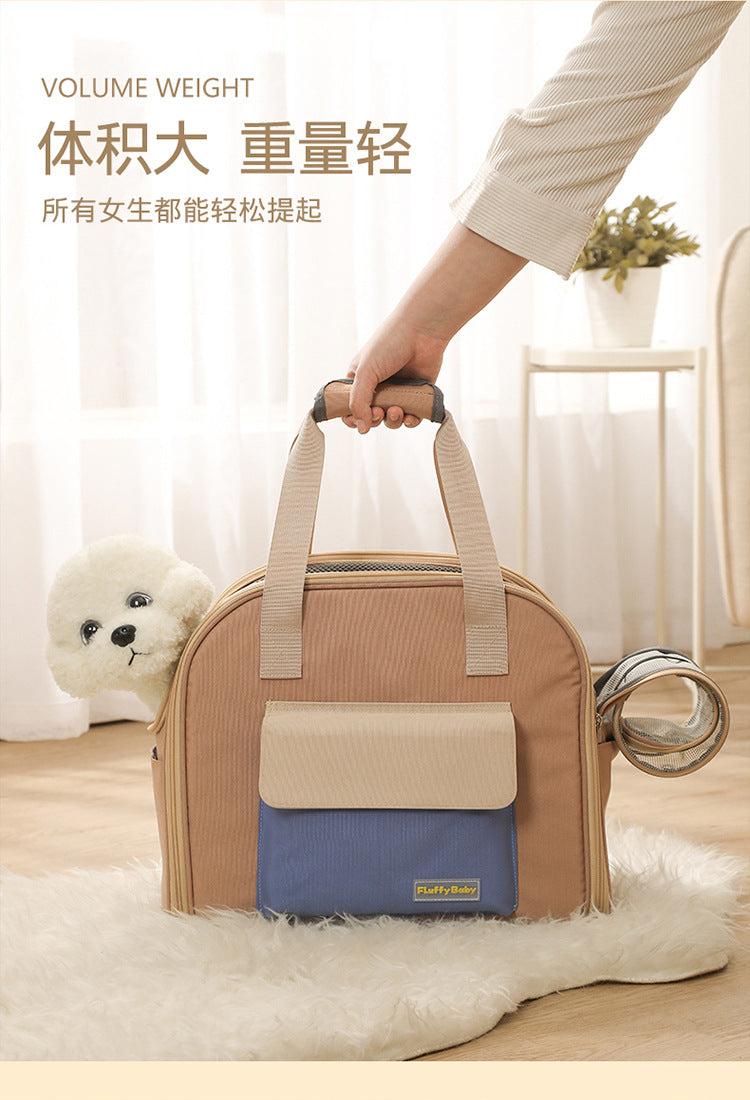 Fluffy Baby 帳篷式寵物外出包｜送可拆洗墊子