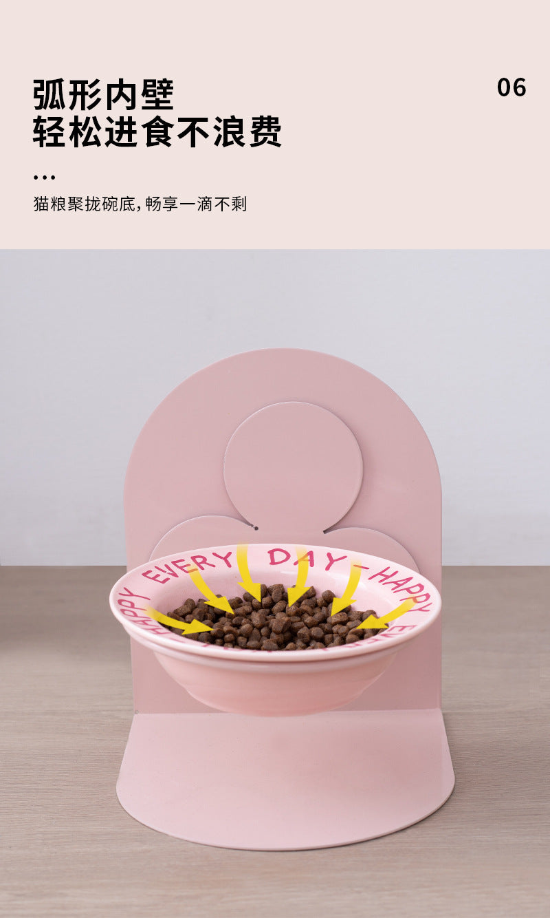 高低磁吸寵物碗（飛碟碗＋磁吸架）｜可調高度・防打翻設計