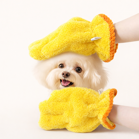 寵物專用速乾手套｜高吸水快乾毛巾（貓狗適用）